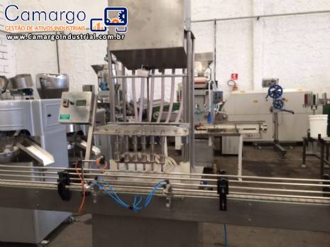 Envasadora autom�tica 6 bicos � gravidade