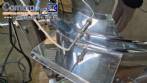 Tacho cozinhador a g�s em inox 100 litros Serinox com exaustor