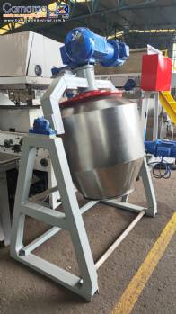 Drageadeira misturador em a�o inox 200 300 litros