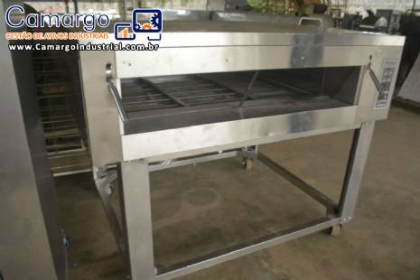Forno de lastro modular em inox Prática