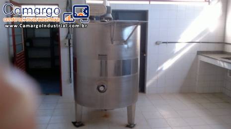 Tanque em a�o inox para 1000 L