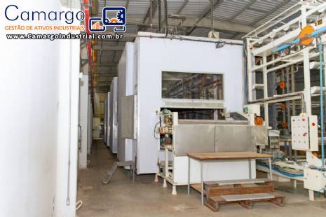 M�quina para fabrica��o de massas espaguete 1800 kg RICCIARELLI