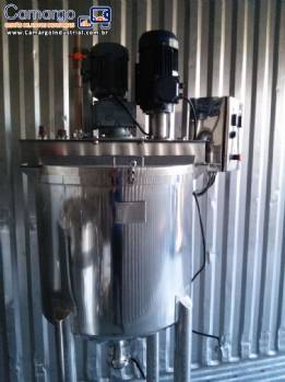 Tanque de emulsão em aço inox MMC