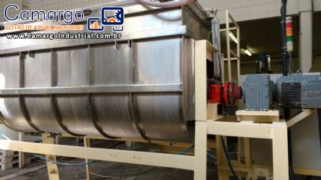 Misturador Ribbon Blender a�o inox 2000 L