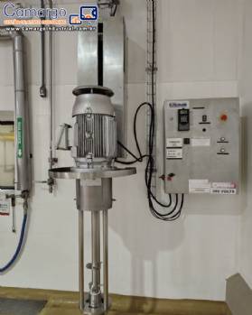 Agitador misturador turbina em a�o inox 25 CV