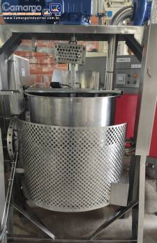 Tacho cozinhador misturador basculante em inox � g�s 300 litros