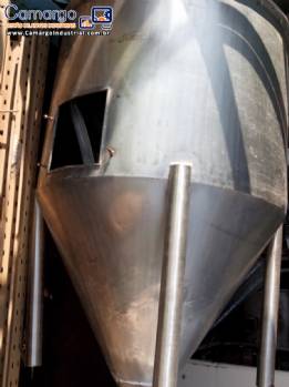 Silo em a�o inox