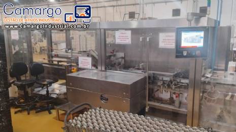 Encartuchadeira horizontal cont�nua Fabrima CPF coleiro Nordson