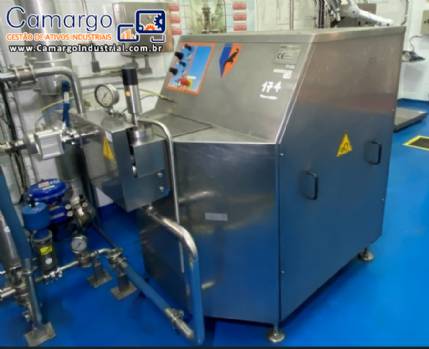 Homogeneizador de alta press�o em a�o inox Niro Soavi GEA