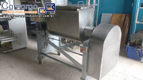 Misturador masseira sigma em aço inox basculante  150 litros