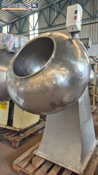 Drageadeira lisa em a�o inox Incapi 250 litros